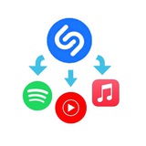 Shazam, Apple, Spotify, Amazon, YT and Pandora Music save bot (@shazam_apple_spotify_robot) telegram bot image
