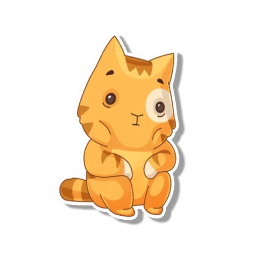 Sticker from the "persik _the_cat" sticker pack