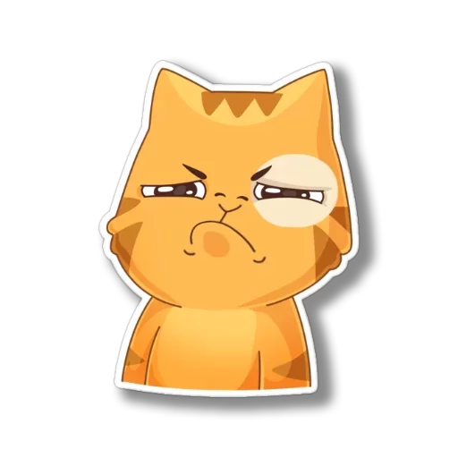 Sticker from the "persik _the_cat" sticker pack