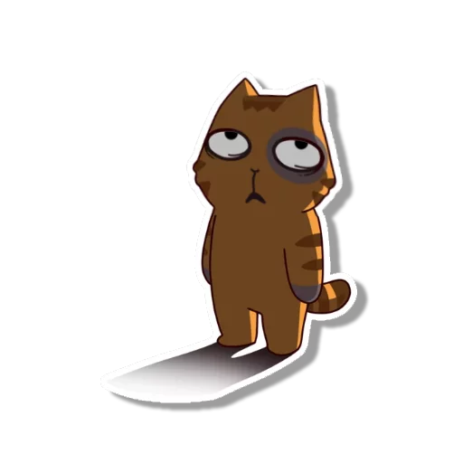 Sticker from the "persik _the_cat" sticker pack