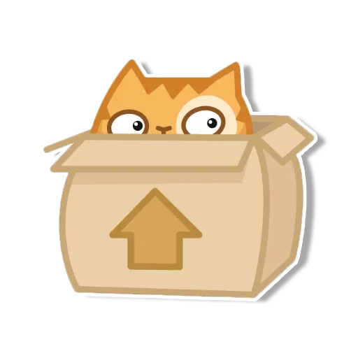 Sticker from the "persik _the_cat" sticker pack