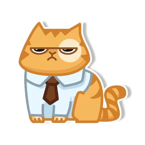 Sticker from the "persik _the_cat" sticker pack