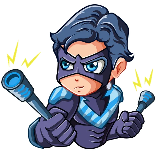 Sticker from the "Nightwing | Найтвинг" sticker pack