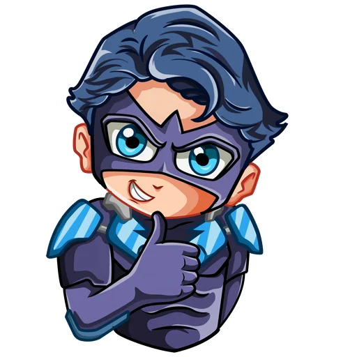 Sticker from the "Nightwing | Найтвинг" sticker pack