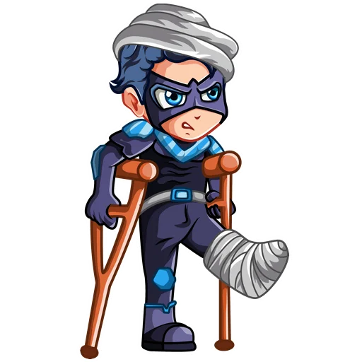 Sticker from the "Nightwing | Найтвинг" sticker pack