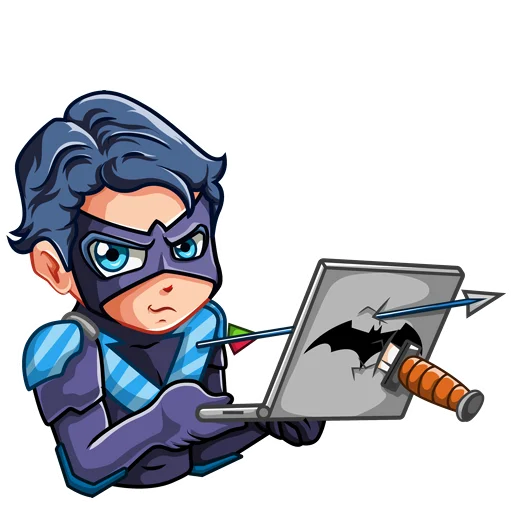 Стикер из набора "Nightwing | Найтвинг"