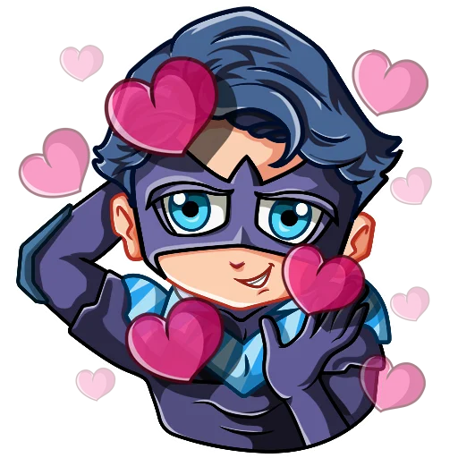 Sticker from the "Nightwing | Найтвинг" sticker pack