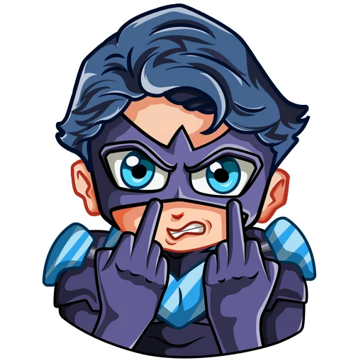 Sticker from the "Nightwing | Найтвинг" sticker pack