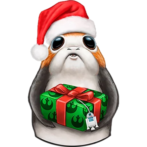 Sticker from the "Star Wars Porgs" sticker pack