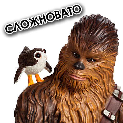 Sticker from the "Star Wars Porgs" sticker pack