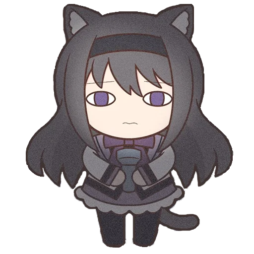 Sticker Homura Akemi Neko |