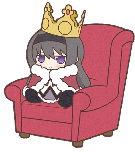 Sticker from the "Homura Akemi Neko |" sticker pack