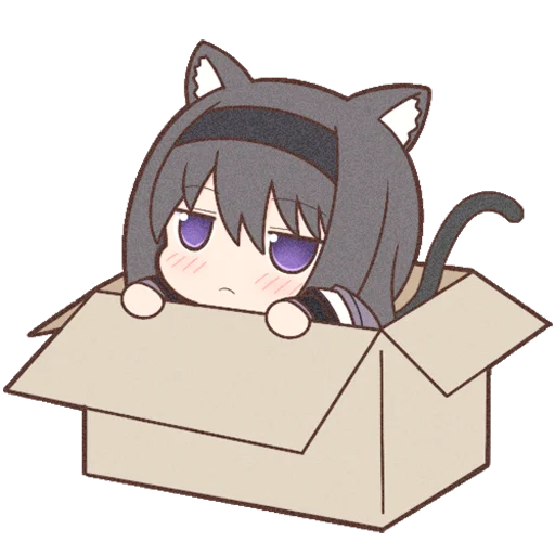 Sticker Homura Akemi Neko |