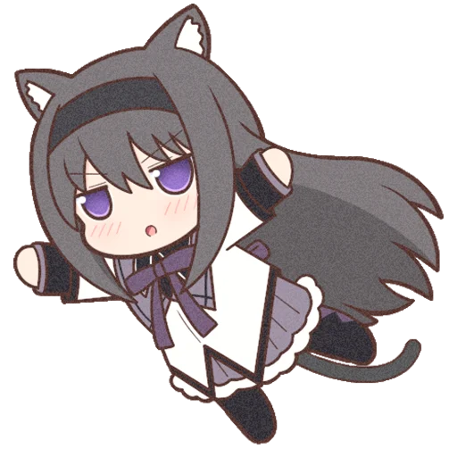 Sticker Homura Akemi Neko |