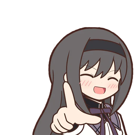 Sticker from the "Homura Akemi Neko |" sticker pack