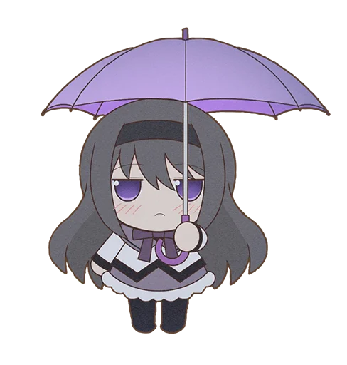 Sticker from the "Homura Akemi Neko |" sticker pack