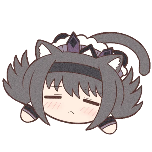 Sticker from the "Homura Akemi Neko |" sticker pack