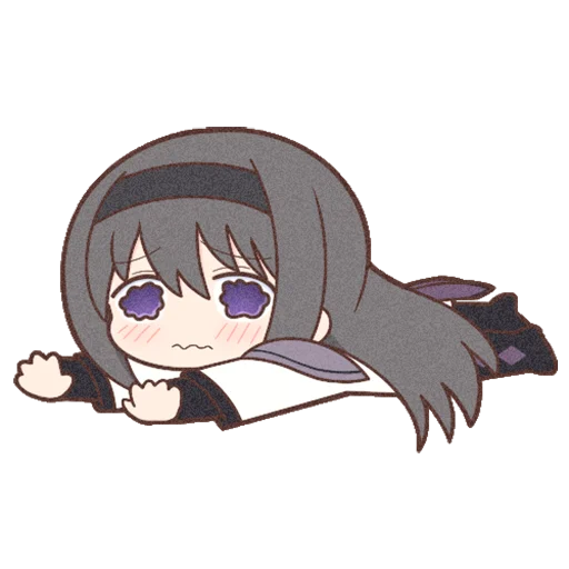 Sticker Homura Akemi Neko |