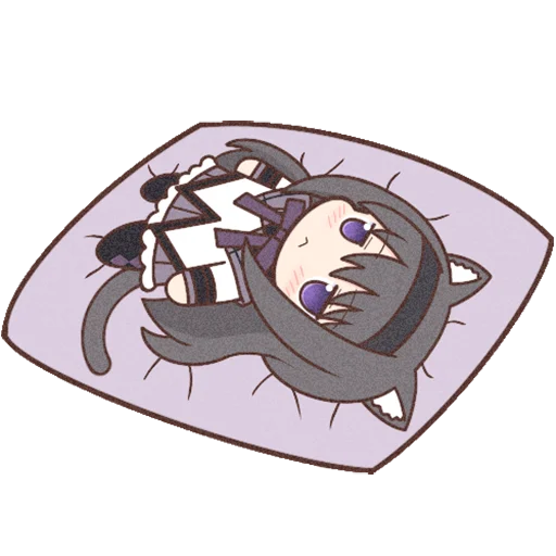 Sticker Homura Akemi Neko |