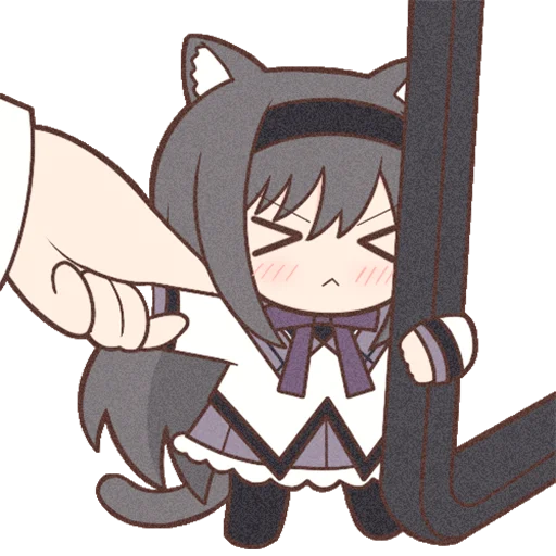 Sticker Homura Akemi Neko |