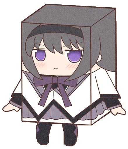 Sticker Homura Akemi Neko |