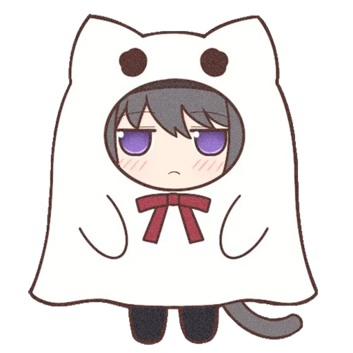 Sticker Homura Akemi Neko |