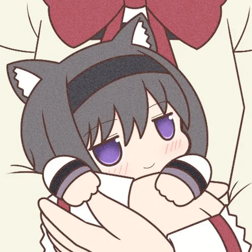 Sticker Homura Akemi Neko |