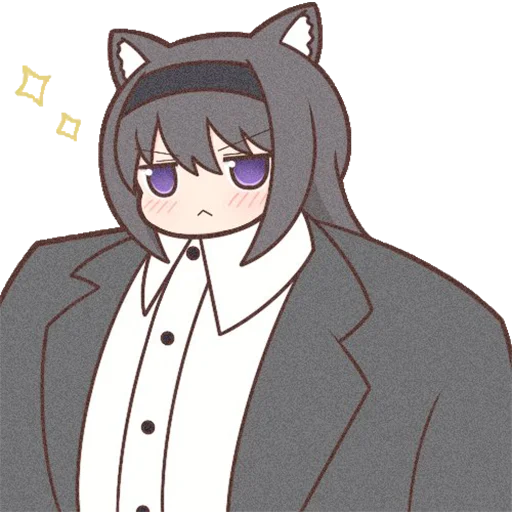 Sticker from the "Homura Akemi Neko |" sticker pack