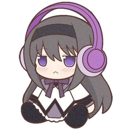 Sticker Homura Akemi Neko |