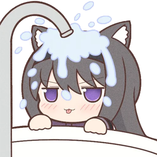 Sticker from the "Homura Akemi Neko |" sticker pack