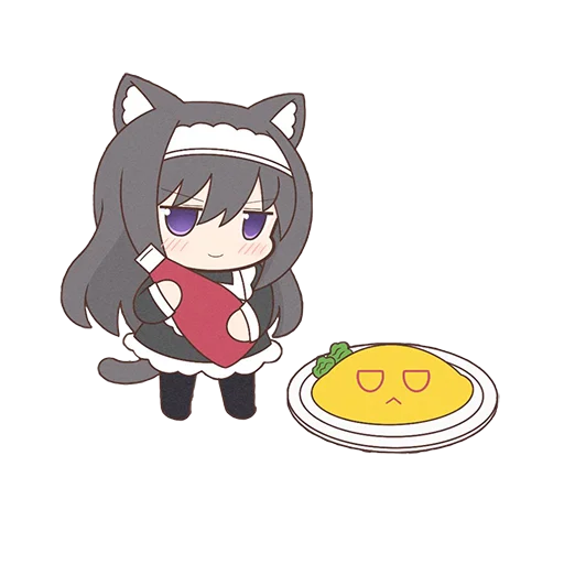 Sticker from the "Homura Akemi Neko |" sticker pack