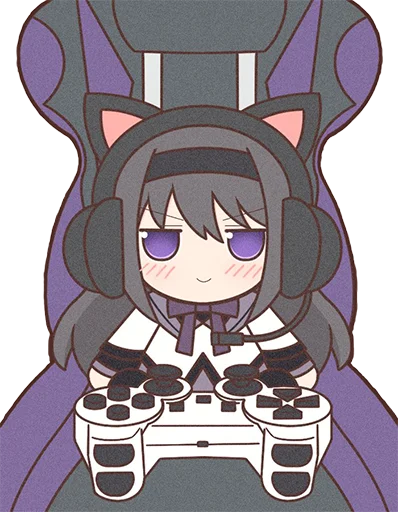 Sticker Homura Akemi Neko |