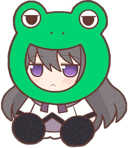 Sticker from the "Homura Akemi Neko |" sticker pack