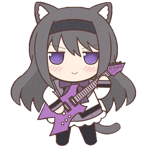 Sticker Homura Akemi Neko |