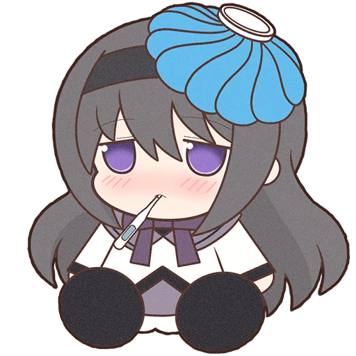 Sticker from the "Homura Akemi Neko |" sticker pack