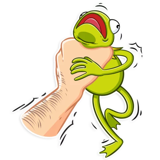 Sticker from the "Kermit the Frog" sticker pack