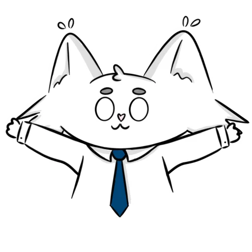 Sticker from the "Мяу-Мяу котик Инспурер" sticker pack