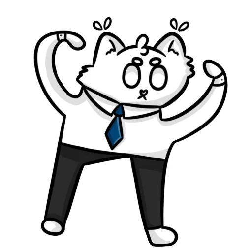 Sticker from the "Мяу-Мяу котик Инспурер" sticker pack