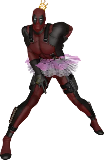 Sticker deadpoolftlady