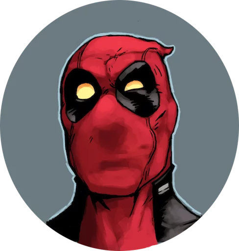 Sticker from the "deadpoolftlady" sticker pack