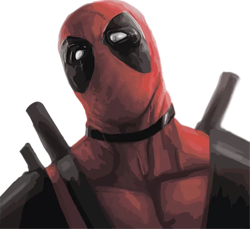 Sticker from the "deadpoolftlady" sticker pack