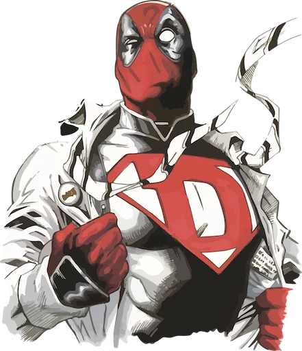 Sticker deadpoolftlady