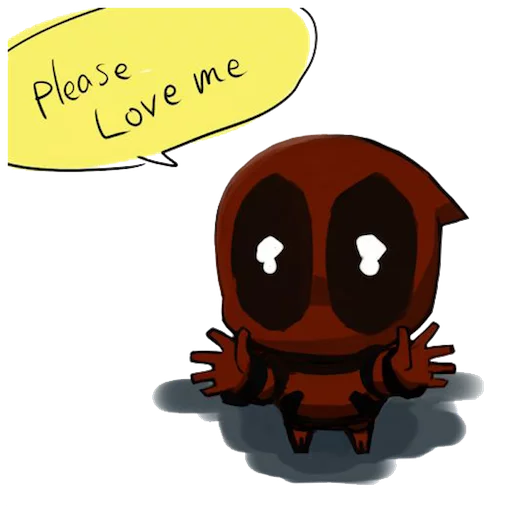 Sticker from the "deadpoolftlady" sticker pack