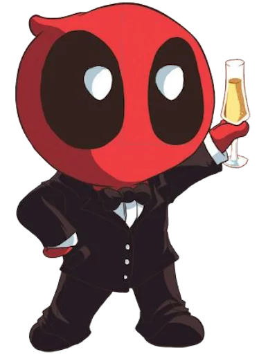 Sticker from the "deadpoolftlady" sticker pack