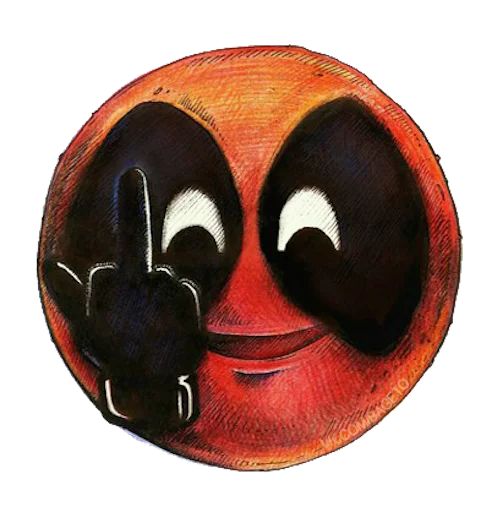 Sticker from the "deadpoolftlady" sticker pack