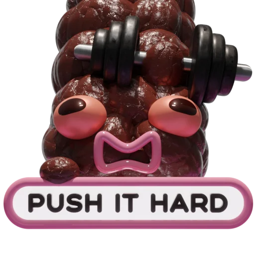 Sticker from the "Boo The Poo" sticker pack