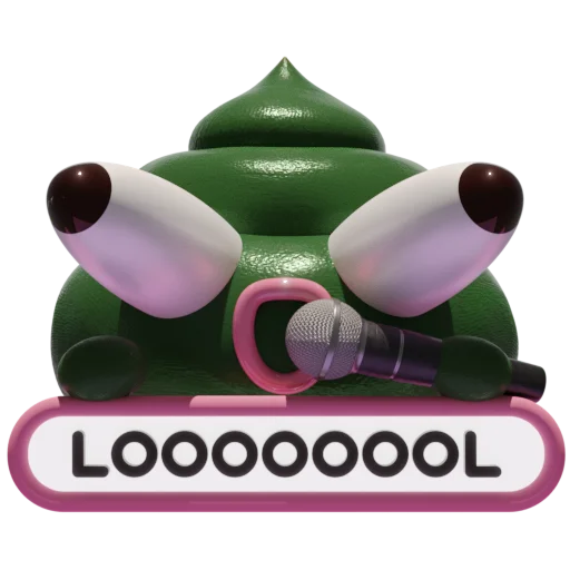 Sticker from the "Boo The Poo" sticker pack