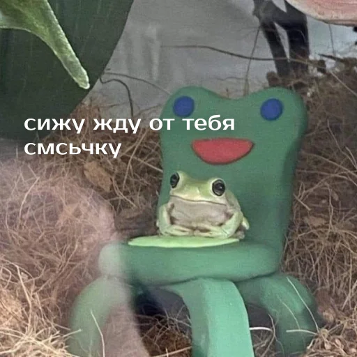 Стикер из набора "Легущьки «Горящей избы» 🐸🔥"