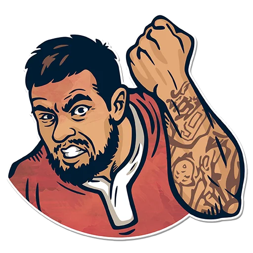 Sticker from the "Rugby 130" sticker pack