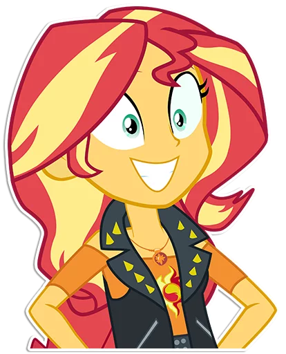 Sticker from the "Sunset Shimmer [EG]" sticker pack